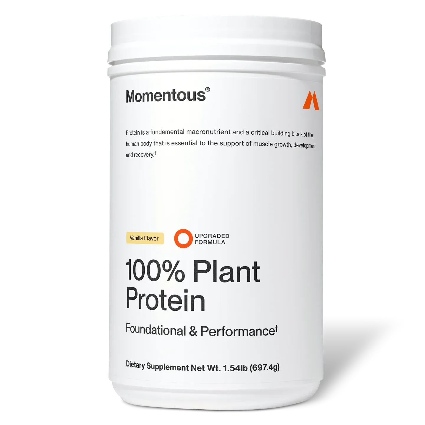 Momentous 100% Plant Protein container