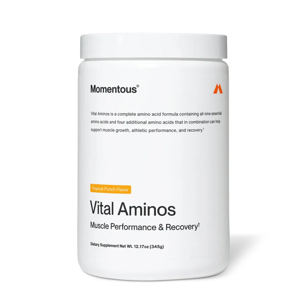 Momentous Vital Aminos container