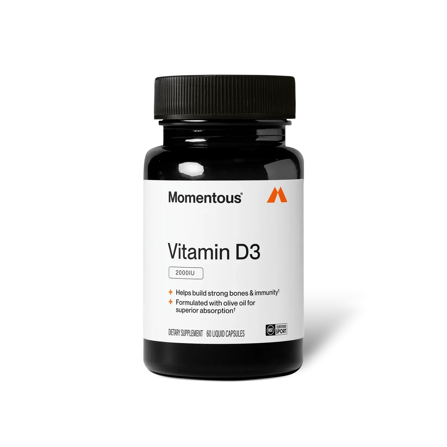 Momentous Vitamin D3 2000 IU container