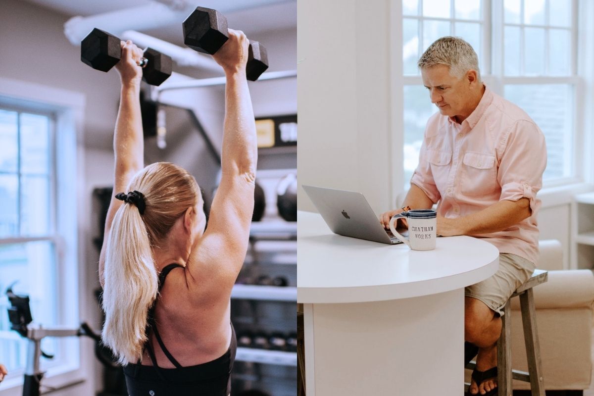 Fitness and coworking at Chatham Works, North Chatham MA