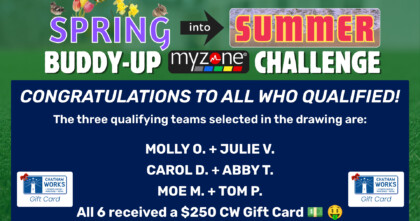 WINNERS 2026 SPRING into Summer Myzone Challenge